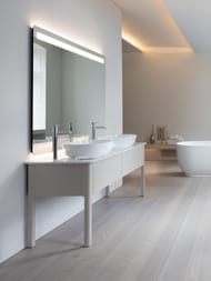 Раковина Duravit Luv 600х400 шлифованная, белая, выпуск с керамической крышкой 0379600000