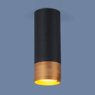 Накладной светильник Elektrostandard DLN102 GU10, черный+золото