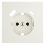 Накладка для розетки с/з и защитными шторками, с USB A+C Voltum S70 VLS001013, хлопок