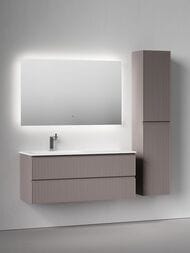 Тумба под раковину Sancos Snob R SNR120LSM 1195х445х500 подвесная, левая, 2 ящика, цвет: Doha soft