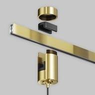 Трековый подвесной светильник Maytoni Focus LED (Фокус ЛЭД) TR156-1-5W4K-BS Flarity 4000K 5Вт 30°, IP20, латунь