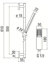 ������� �������� NOBILI ������ 610 ��, ����� 1 �����, �����, ������ ������� AD140/53BM