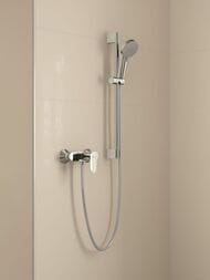 Смеситель для душа Hansgrohe Vernis Blend 71640000 настенный, однозахватный, без излива, хром — изображение 4