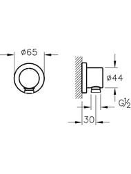 ����� Vitra ��� ������� ���� ��������� G 1/2 , ���� A45223