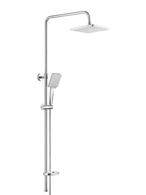 Душевой гарнитур Swedbe Calypso 5076 верхний/ручной душ 6 реж., шланг, мыльница, цвет: хром