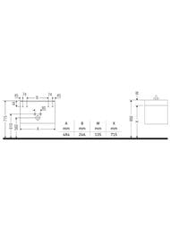 ����� ��� �������� Duravit Brioso (484�459�442) ���������, 2 �����, ����� ������ BR415201022