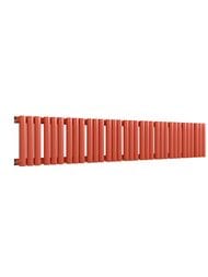 Радиатор стальной Empatiko Takt S1 однотруб 236х1312х32 33 сек боковое подкл, 1069 Вт, Friendly Red