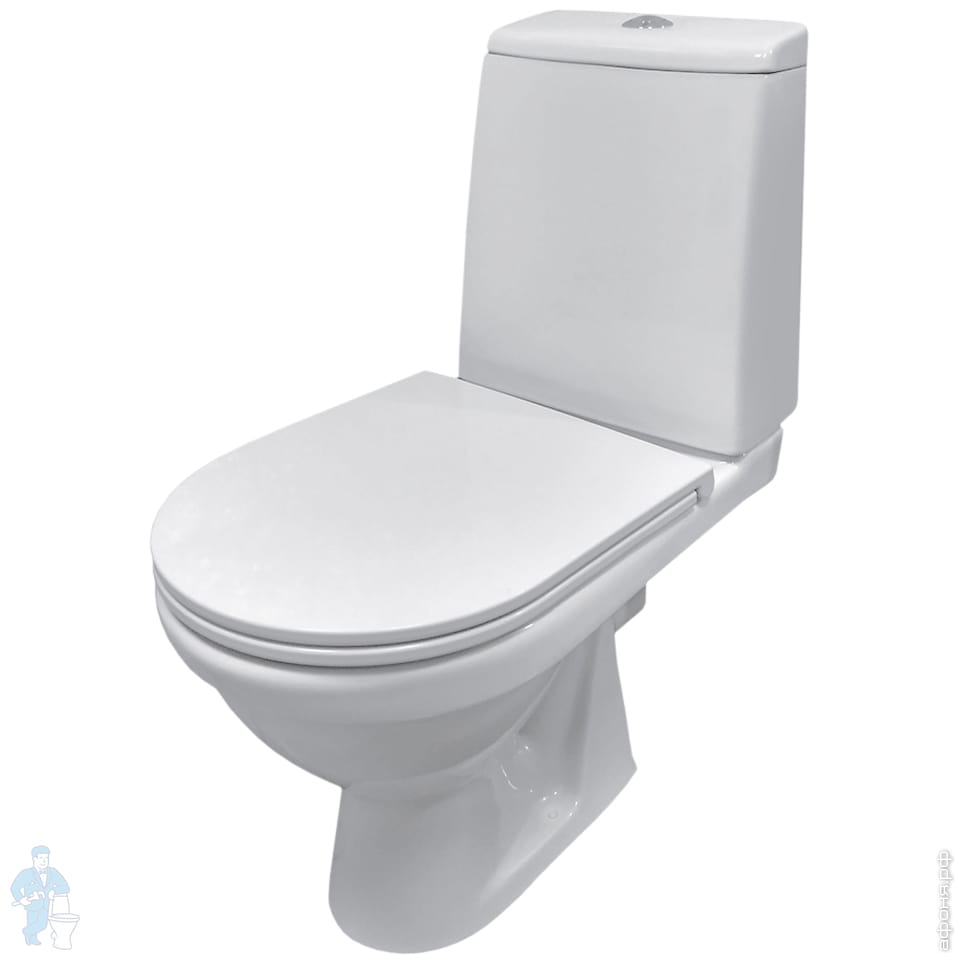 *Am.Pm \"JOY\" Унитаз компакт (360х630х775) горизонтальный выход, тонкое ...