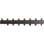 Коллектор распределительный ROMMER 4(6) отопительных контура 1х1.1/4", сталь
