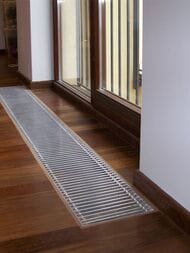 Конвектор внутрипольный Gekon Eco (ДВГ:120х8х18) 307Вт с решеткой, без клапана GETL0.00812018/RNA/NV