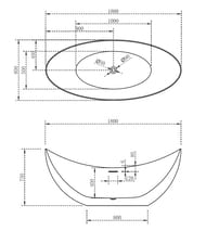 ����� ��������� Abber (1800�800) ���������������, ����-�������, ����� AB9333