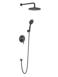 Душевая система VODA скрытого монтажа, арт. Vessel Black Set_3in1 (VSET3in1VSLB)