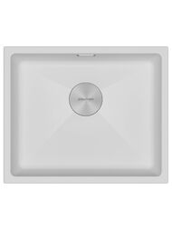 Мойка LUMI 55UNI, IT-GRANIT, LU55-WH, белый, 555х460, Paulmark