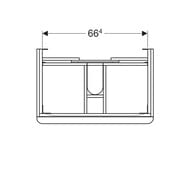 ����� ��� �������� Geberit Smyle Square (734�470�617) 2 �����, ����� 500.353.JR.1