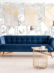 Панно детское Grandeco Jack 'n Rose 2024 JS 6001 (2,12х2,8) животные, белое (рул.)