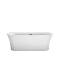 Ванна акриловая BelBagno BB711-1550-700 (1550х700х580) пристенная,полукруглая,белый