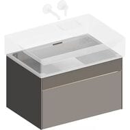 Тумба под раковину KERAMA MARAZZI TECNOLOGICA Logica подвесная с ящиками, 670х460х403, песчаный LOG.70.2\SAN