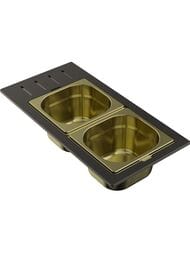 Контейнер Omoikiri DC-02-2-LG светлое золото 4999077