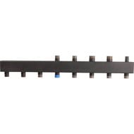 Коллектор распределительный ROMMER 4(5) отопительных контура 1х1.1/4", сталь