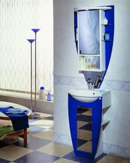 Уценка! Зеркало шкаф AQUATON Рекаро 620х1124х246 подвесной, с подсветкой, цвет: белый - уценка. — миниатюра 1