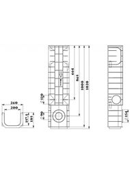 ����� ����������� DN 200 Gidrolica Standart (1000�246�185) 24,2 �/���  820