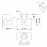 Смеситель для душа WasserKRAFT Exter 1651