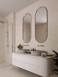 Керамогранитная плитка Staro Concreto Crema 60x120 Matt (600х1200) бетон, бежевая (кв.м.)