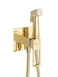 Смеситель BelBagno LUCE LUC-HGN-ORO однозахватный, с гигиеническим душем, цвет: золото