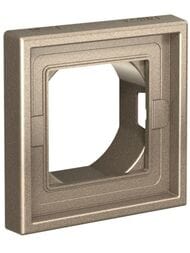 Рамка Systeme Electric ARTGALLERY 1 пост, IP44, шампань, GAL440501