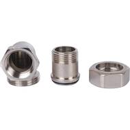 Американка STOUT 3/4"ВН, угловая, никель, уплотнение под гайкой o-ring кольцо, SFT-0057-000034 — миниатюра 7