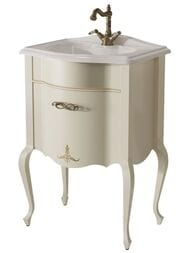 Тумба под раковину Caprigo Бурже 60 bianco antico 610х925х465 11010-011