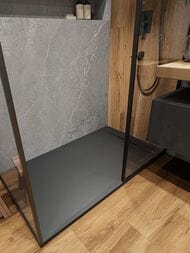 Душевой поддон Starohome NORDIC (1000х900х30) литьевой мрамор, черный матовый 68883546 — изображение 2