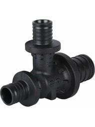 Тройник REHAU RAUTITAN PX, 40x32х40, переходной, пластик,  11600691001