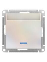 Выключатель Systeme Electric ATLASDESIGN карточный, механизм, ЖЕМЧУГ ATN000467