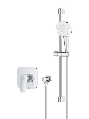Душевая система Grohe Cubeo для душа, без встр. части, штанга 470-620мм, руч. душ, хром 1053350000