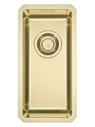 Мойка ALVEUS Monarch Kombino 10 (217х437) под столешницу, нерж. сталь 1мм, PVD золото 1120360 — миниатюра 1