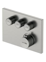 Смеситель для ванны/душа WasserKRAFT Wern 4258 Thermo встраиваемый, термостатический, никель