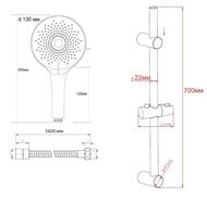 ������� �������� ESKO SSS1303 ������ 700��, ������ ��� 130�� 3 ������, ����� 1600��, ����: ����