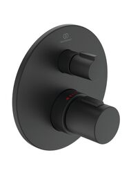 Смеситель для душа Ideal Standard CERATHERM T100 A5813XG термостат, встраиваемый, черный матовый