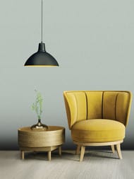 Обои виниловые на флизелине Grandeco Atmosphere AT1027  (0,53х10,05) моноколор, зеленые (рул.)
