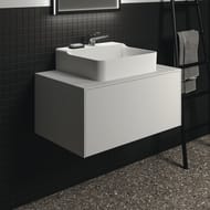 Тумба под раковину Ideal Standard CONCA (800x505x370) 1 ящик, белый, столешница с вырезом T3929Y1