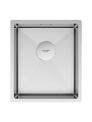 Мойка нерж. сталь NEXT 38 UNI, PM213844-BS, браш нерж.сталь, 380х440мм, Paulmark 1,2мм