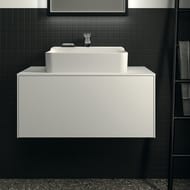 Тумба под раковину Ideal Standard CONCA (800x505x370) 1 ящик, белый, столешница с вырезом T3929Y1