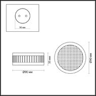 ��������� ���������� Odeon Light Hightech Manchester 7013/7CL, ������
