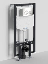 Инсталляция для унитаза WasserKRAFT Vils с клавишей смыва, цвет: никель 56TLT.010.ME.BN02
