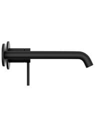 Встраиваемый смеситель для раковины VitrA Minimax Round A4354936EXP однорычажный матовый черный латунь