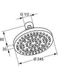 ������� ��� KLUDI A-QA DN15 ECO ������� 245��, ���� 6652105-00