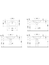 ���������� DURAVIT ME by Starck 830�490 ��� ��������� ��� ���������, ������� 2336830060