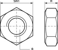 ����� Walraven BIS �12 ISO 4032,  6123012