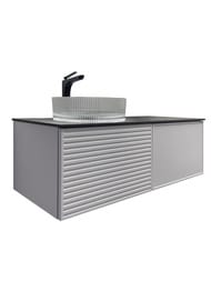 Тумба с раковиной COMFORTY Геленджик-120 (1200х525х500) подвесная, белый матовый 00-00017877